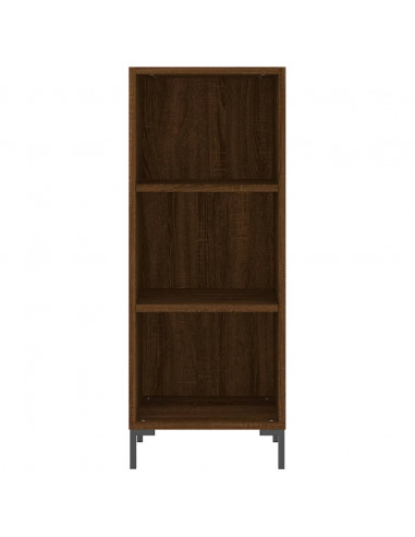 Credenza Rovere Marrone 34,5x32,5x90 cm in Legno Multistrato