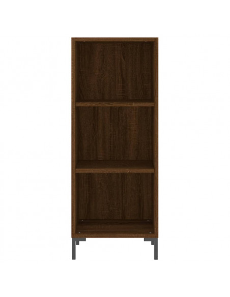 Credenza Rovere Marrone 34,5x32,5x90 cm in Legno Multistrato