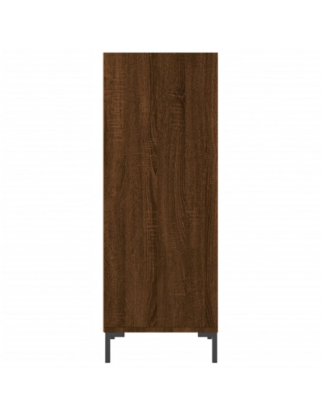 Credenza Rovere Marrone 34,5x32,5x90 cm in Legno Multistrato