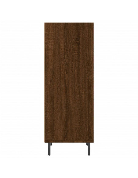 Credenza Rovere Marrone 34,5x32,5x90 cm in Legno Multistrato