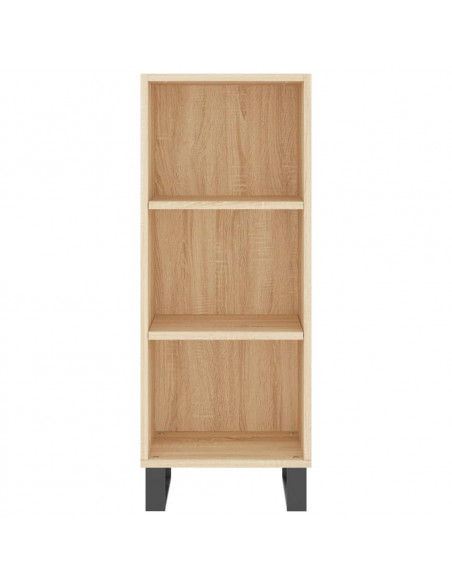 Credenza Rovere Sonoma 34,5x32,5x90 cm in Legno Multistrato
