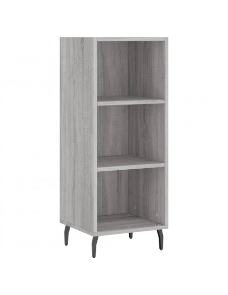 Credenza Grigio Sonoma 34,5x32,5x90 cm in Legno Multistrato