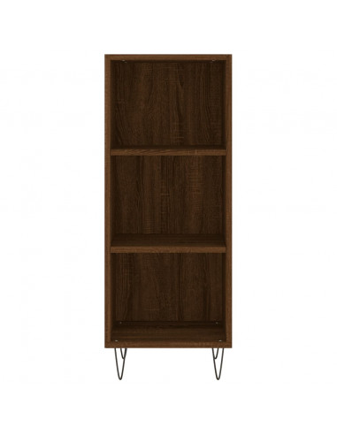 Credenza Rovere Marrone 34,5x32,5x90 cm in Legno Multistrato