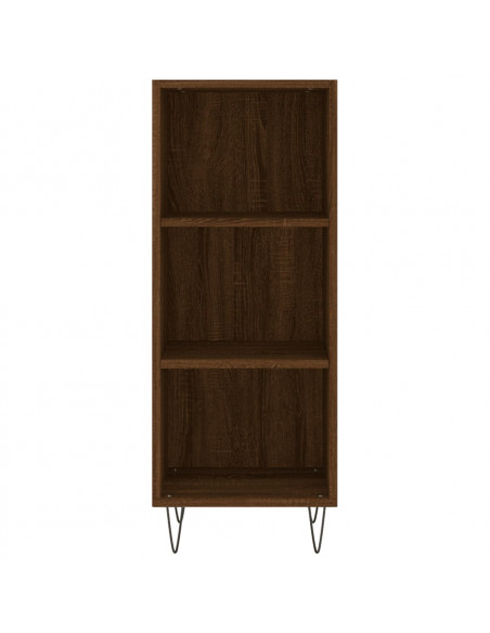 Credenza Rovere Marrone 34,5x32,5x90 cm in Legno Multistrato