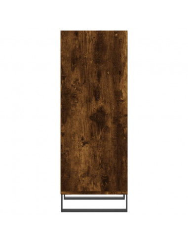 Credenza Rovere Fumo 34,5x32,5x90 cm in Legno Multistrato