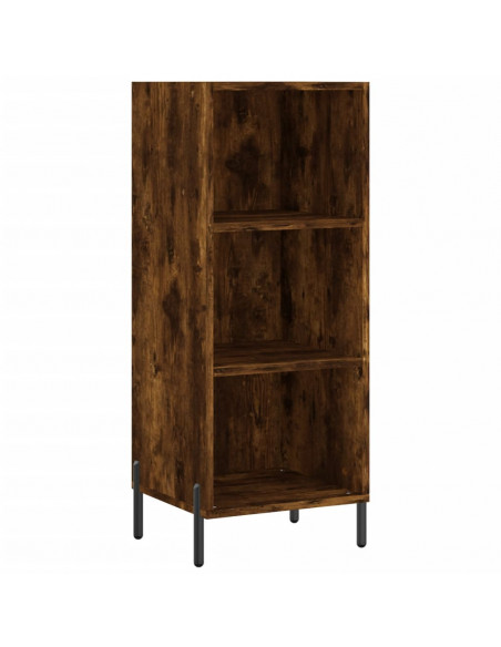 Credenza Rovere Fumo 34,5x32,5x90 cm in Legno Multistrato