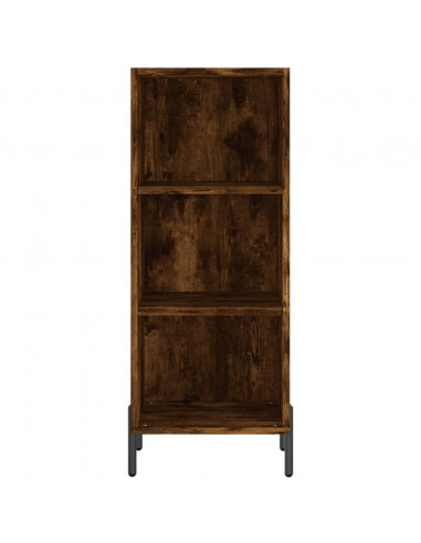 Credenza Rovere Fumo 34,5x32,5x90 cm in Legno Multistrato