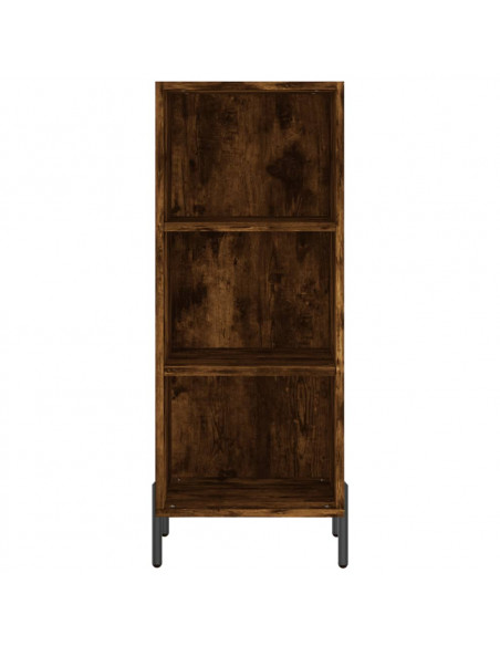 Credenza Rovere Fumo 34,5x32,5x90 cm in Legno Multistrato