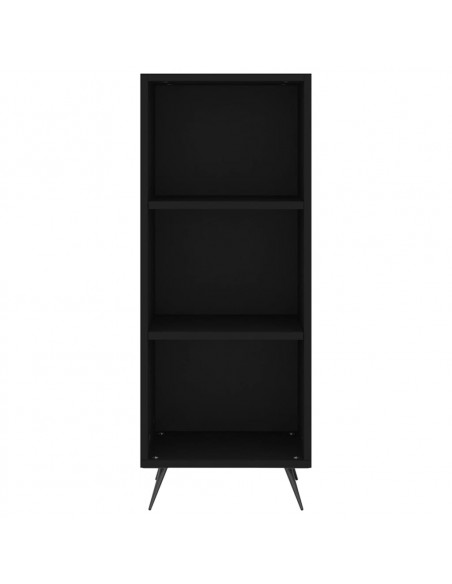 Scaffale Nero 34,5x32,5x90 cm in Legno Multistrato