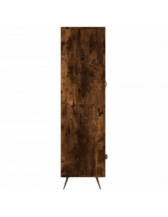 Credenza Rovere Fumo 69,5x31x115 cm in Legno Multistrato 2