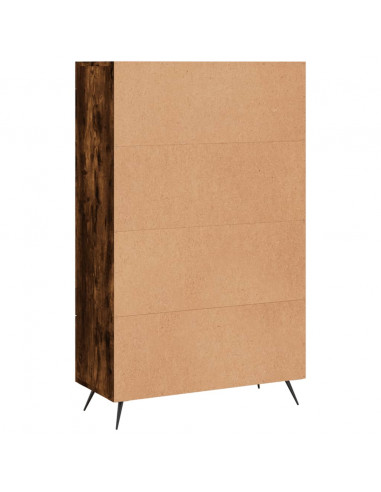 Credenza Rovere Fumo 69,5x31x115 cm in Legno Multistrato