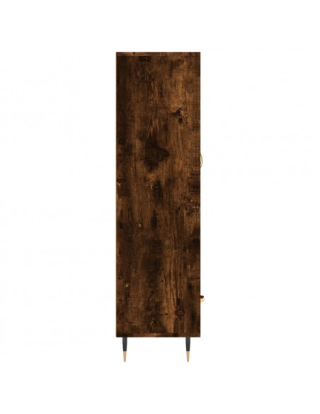 Credenza Rovere Fumo 69,5x31x115 cm in Legno Multistrato