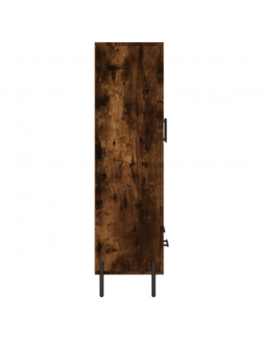 Credenza Rovere Fumo 69,5x31x115 cm in Legno Multistrato