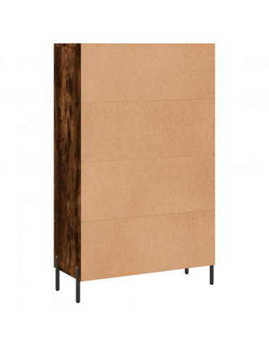 Credenza Rovere Fumo 69,5x31x115 cm in Legno Multistrato