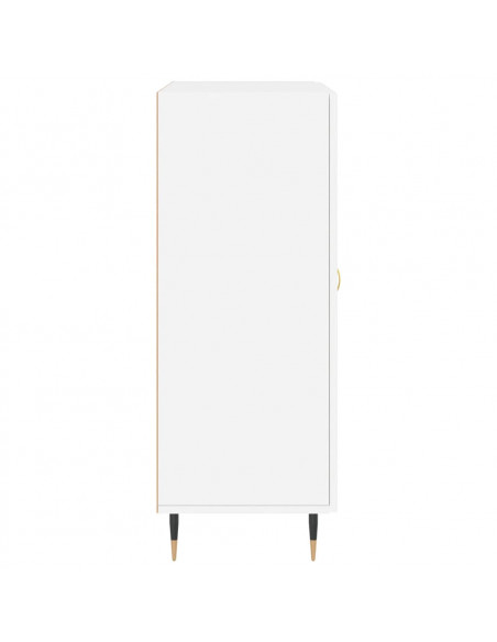 Credenza Bianca 69,5x34x90 cm in Legno Multistrato