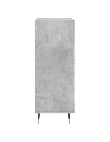 Credenza Grigio Cemento 69,5x34x90 cm in Legno Multistrato