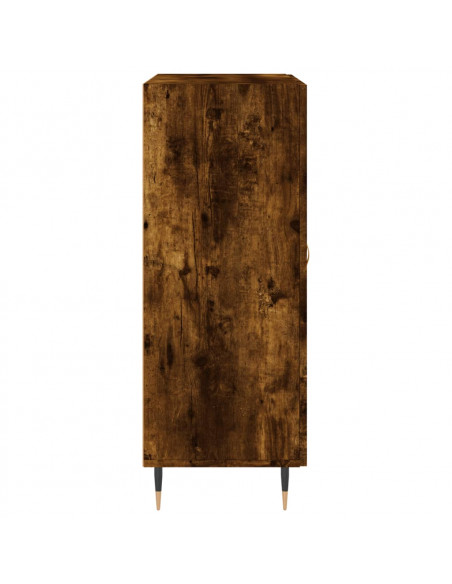 Credenza Rovere Fumo 69,5x34x90 cm in Legno Multistrato