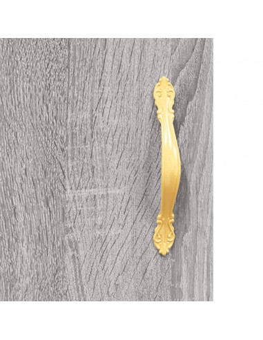 Credenza Grigio Sonoma 69,5x34x90 cm in Legno Multistrato