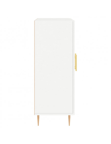 Credenza Bianca 69,5x34x90 cm in Legno Multistrato