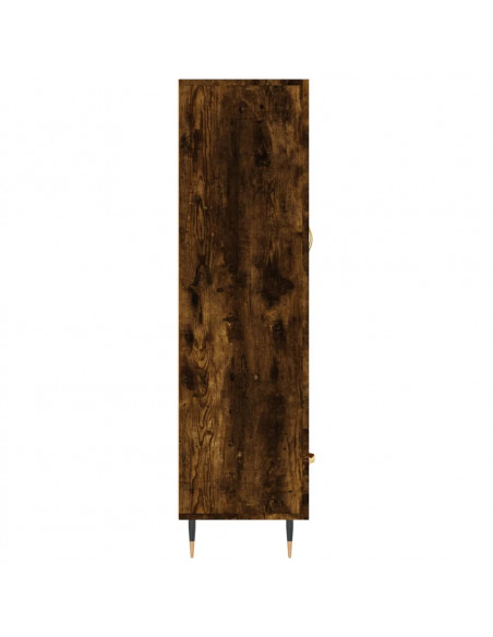 Credenza Rovere Fumo 69,5x31x115 cm in Legno Multistrato