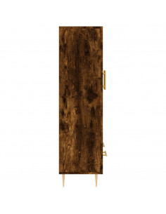 Credenza Rovere Fumo 69,5x31x115 cm in Legno Multistrato 2