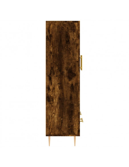 Credenza Rovere Fumo 69,5x31x115 cm in Legno Multistrato