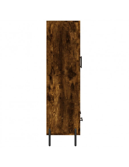 Credenza Rovere Fumo 69,5x31x115 cm in Legno Multistrato