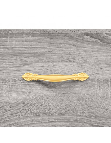 Credenza Grigio Sonoma 69,5x31x115 cm in Legno Multistrato