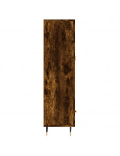 Credenza Rovere Fumo 69,5x31x115 cm in Legno Multistrato 2
