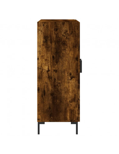 Credenza Rovere Fumo 69,5x34x90 cm in Legno Multistrato