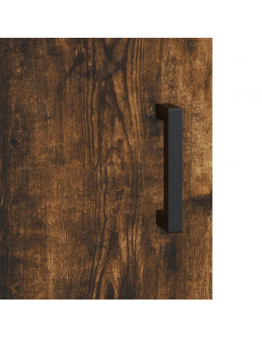 Credenza Rovere Fumo 69,5x34x90 cm in Legno Multistrato