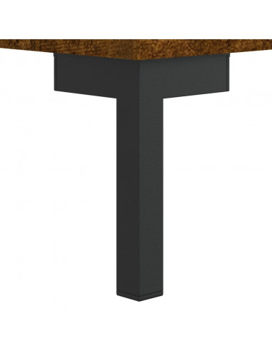 Credenza Rovere Fumo 69,5x34x90 cm in Legno Multistrato