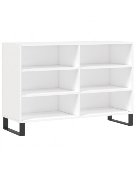Credenza Bianca 103,5x35x70 cm in Legno Multistrato
