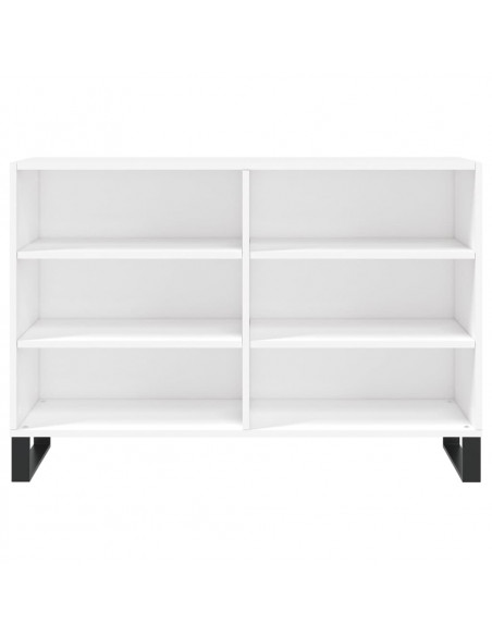 Credenza Bianca 103,5x35x70 cm in Legno Multistrato