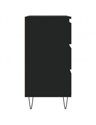 Credenza Nero 60x35x70 cm in Legno Multistrato