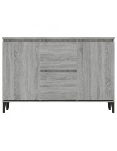Credenza Grigio Sonoma 104x35x70 cm in Legno Multistrato