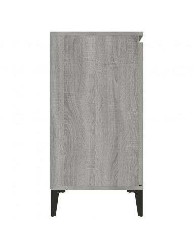 Credenza Grigio Sonoma 104x35x70 cm in Legno Multistrato