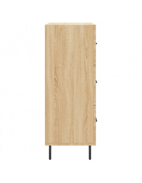 Credenza Rovere Sonoma 69,5x34x90 cm in Legno Multistrato