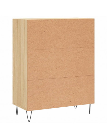 Credenza Rovere Sonoma 69,5x34x90 cm in Legno Multistrato