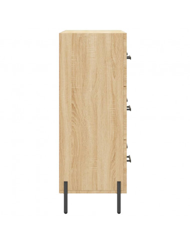 Credenza Rovere Sonoma 69,5x34x90 cm in Legno Multistrato
