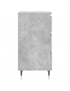 Credenza Grigio Cemento 40x35x70 cm in Legno Multistrato 2