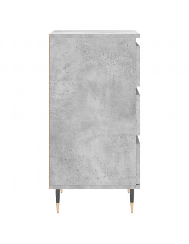 Credenza Grigio Cemento 40x35x70 cm in Legno Multistrato