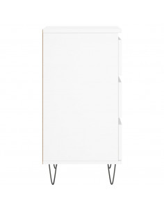 Credenza Bianca 40x35x70 cm in Legno Multistrato 2