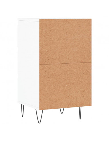 Credenza Bianca 40x35x70 cm in Legno Multistrato