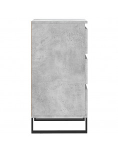 Credenza Grigio Cemento 40x35x70 cm in Legno Multistrato 2