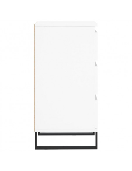 Credenza Bianca 40x35x70 cm in Legno Multistrato