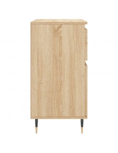 Credenza Rovere Sonoma 60x35x70 cm in Legno Multistrato