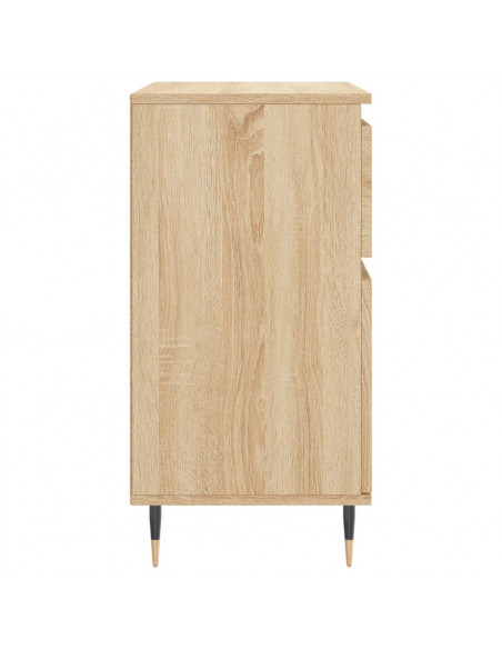 Credenza Rovere Sonoma 60x35x70 cm in Legno Multistrato