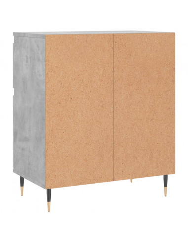 Credenza Grigio Cemento 60x35x70 cm in Legno Multistrato