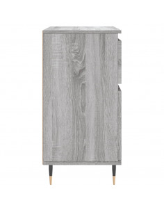 Credenza Grigio Sonoma 60x35x70 cm in Legno Multistrato 2